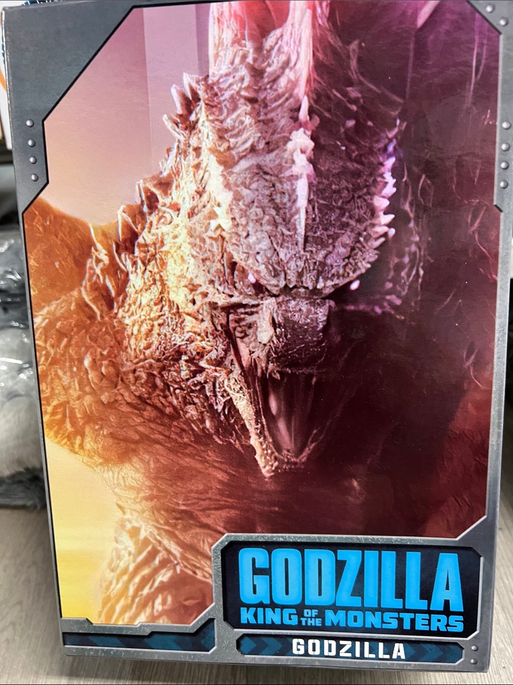 Godzilla King of the Monsters Poster Print - Fiery Red & Orange Dragon Art